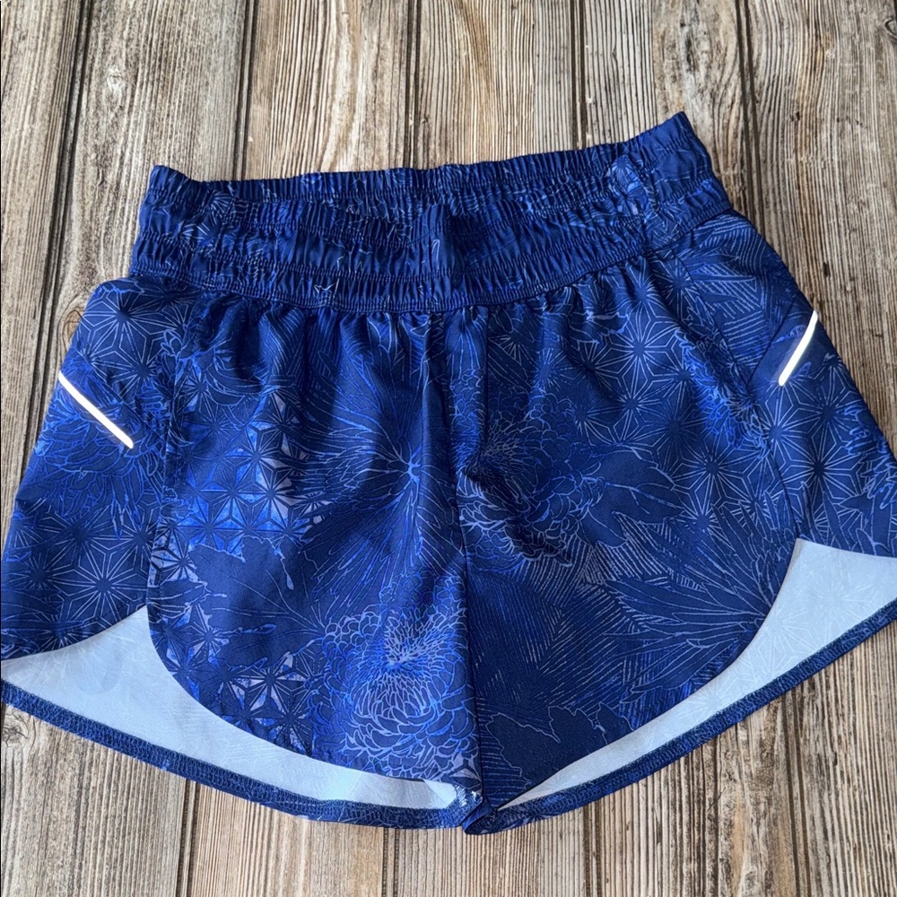 All in motion shorts XS Women's Blue Athletic running lined pull on